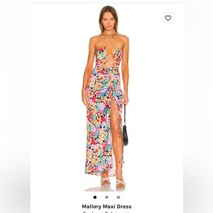 For Love & Lemons Mallory Maxi Dress